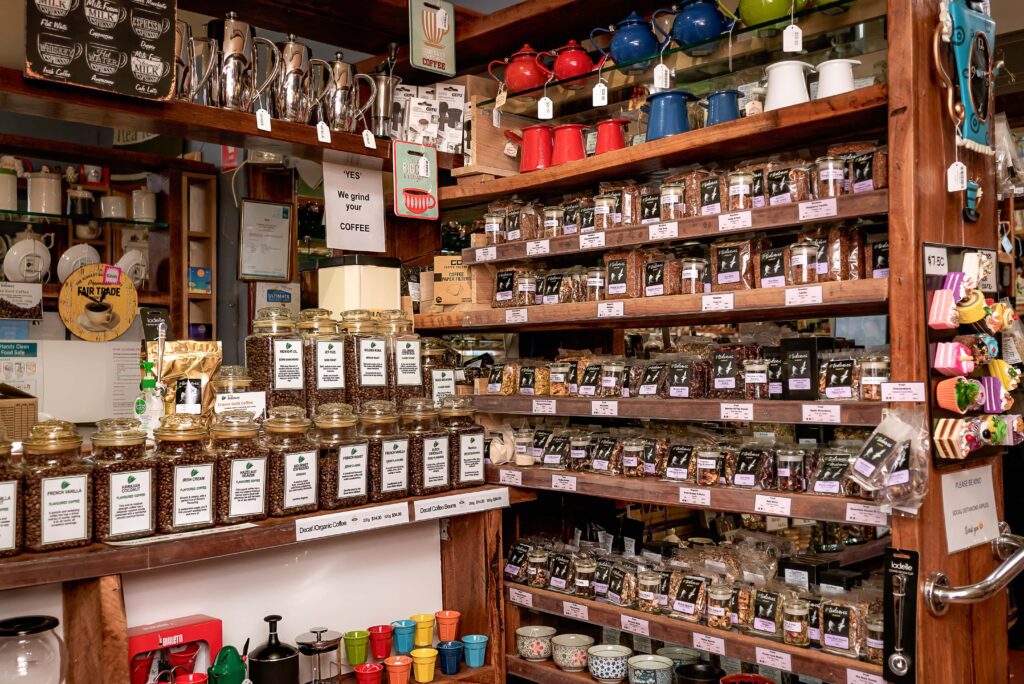 Front counter area of Tealeaves