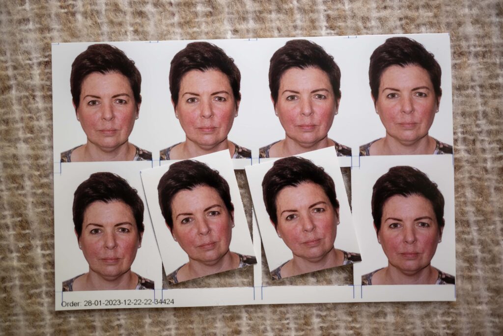 Printed passport photos by Ted's Cameras