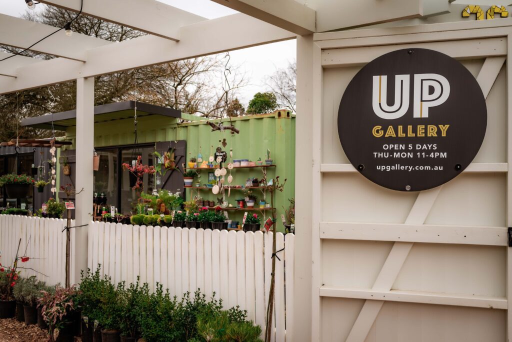 Entrance to Up Gallery in Sassafras